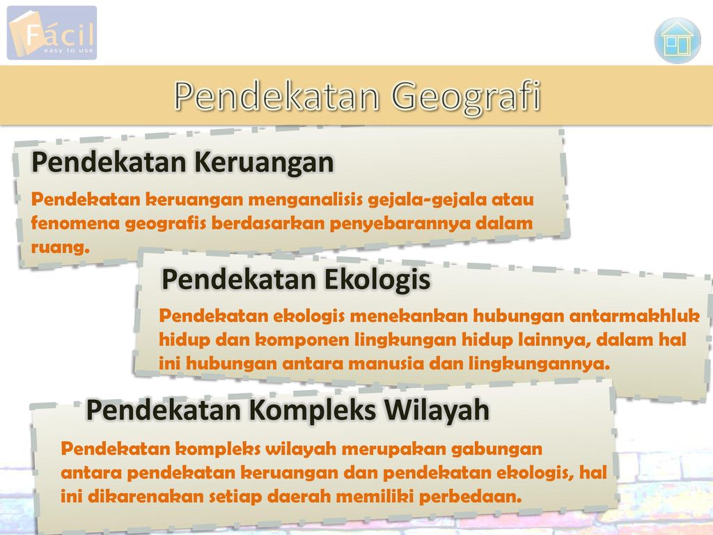 Makalah Pendekatan Geografi Dan Contoh Terapannya My Makalah